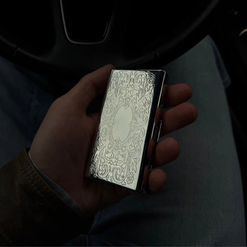 Hollis Cardholder Wallet Chrome