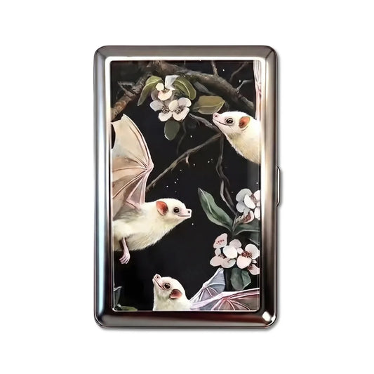 BLOSSOM BATS TIN CARDHOLDER WALLET