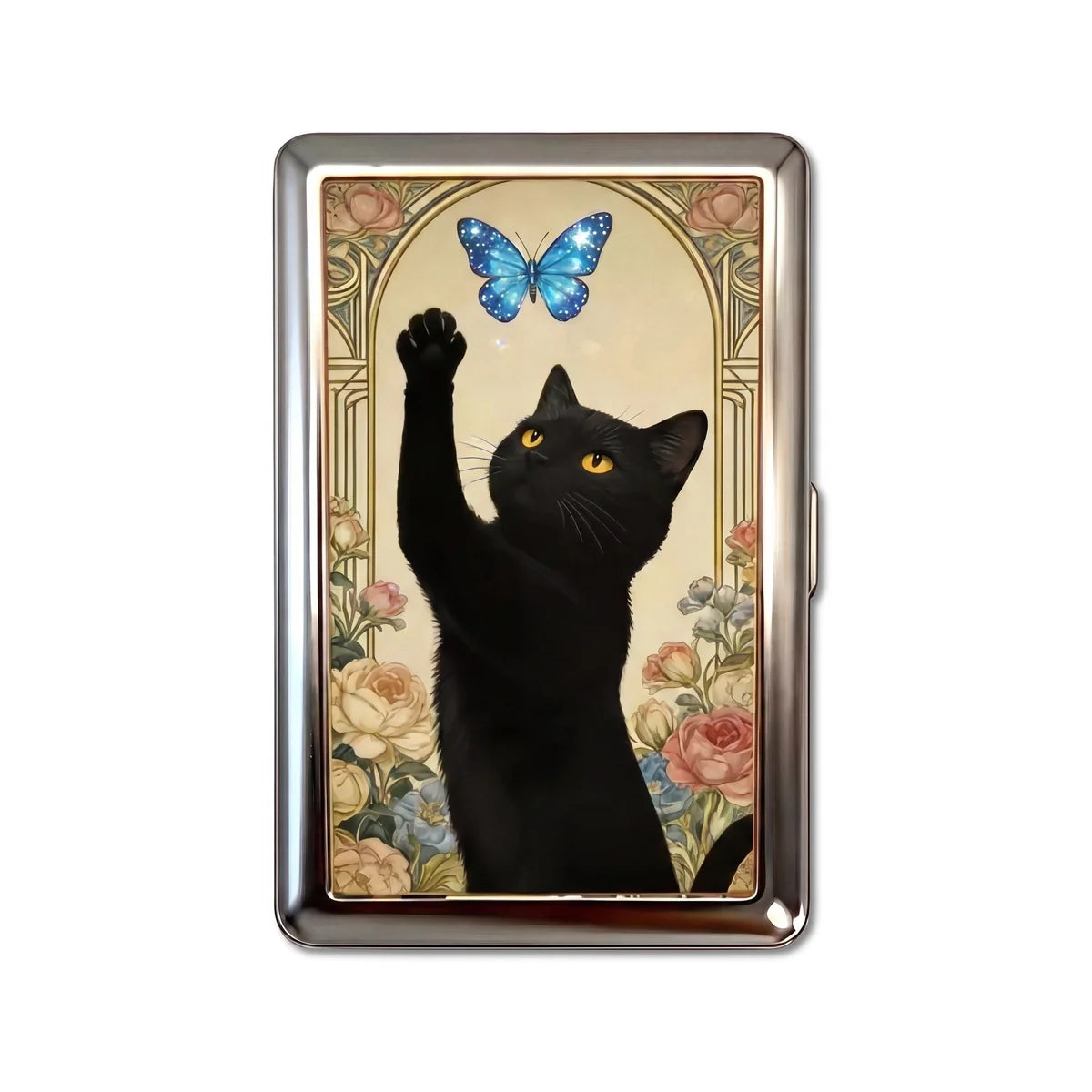 BUTTERFLY CHASER TIN CARDHOLDER WALLET