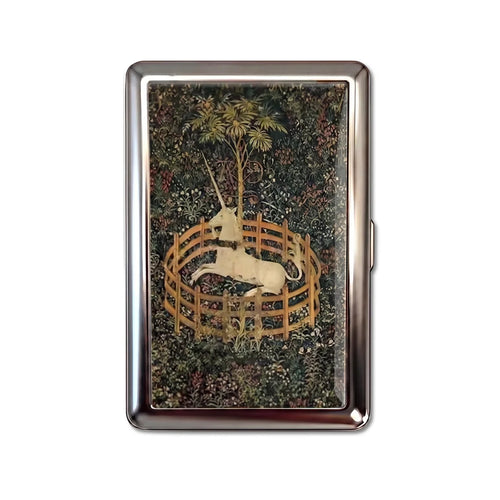 CAGED UNICORN TIN CARDHOLDER WALLET