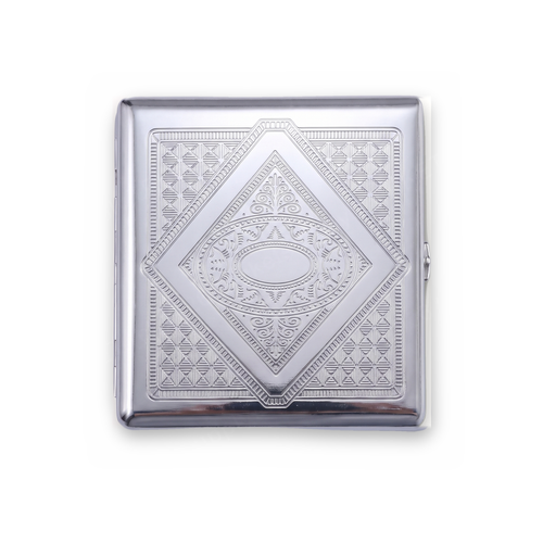 Evil Eye Chrome Metal Cardholder Wallet