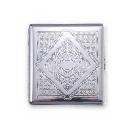 Evil Eye Chrome Metal Cardholder Wallet