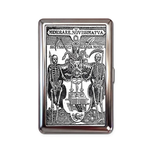 MEMENTO MORI TIN CARDHOLDER WALLET