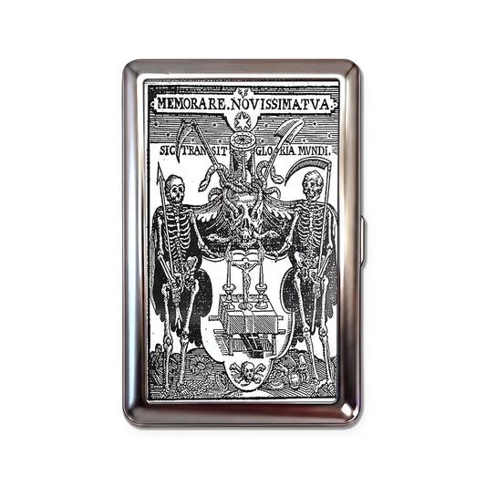 MEMENTO MORI TIN CARDHOLDER WALLET
