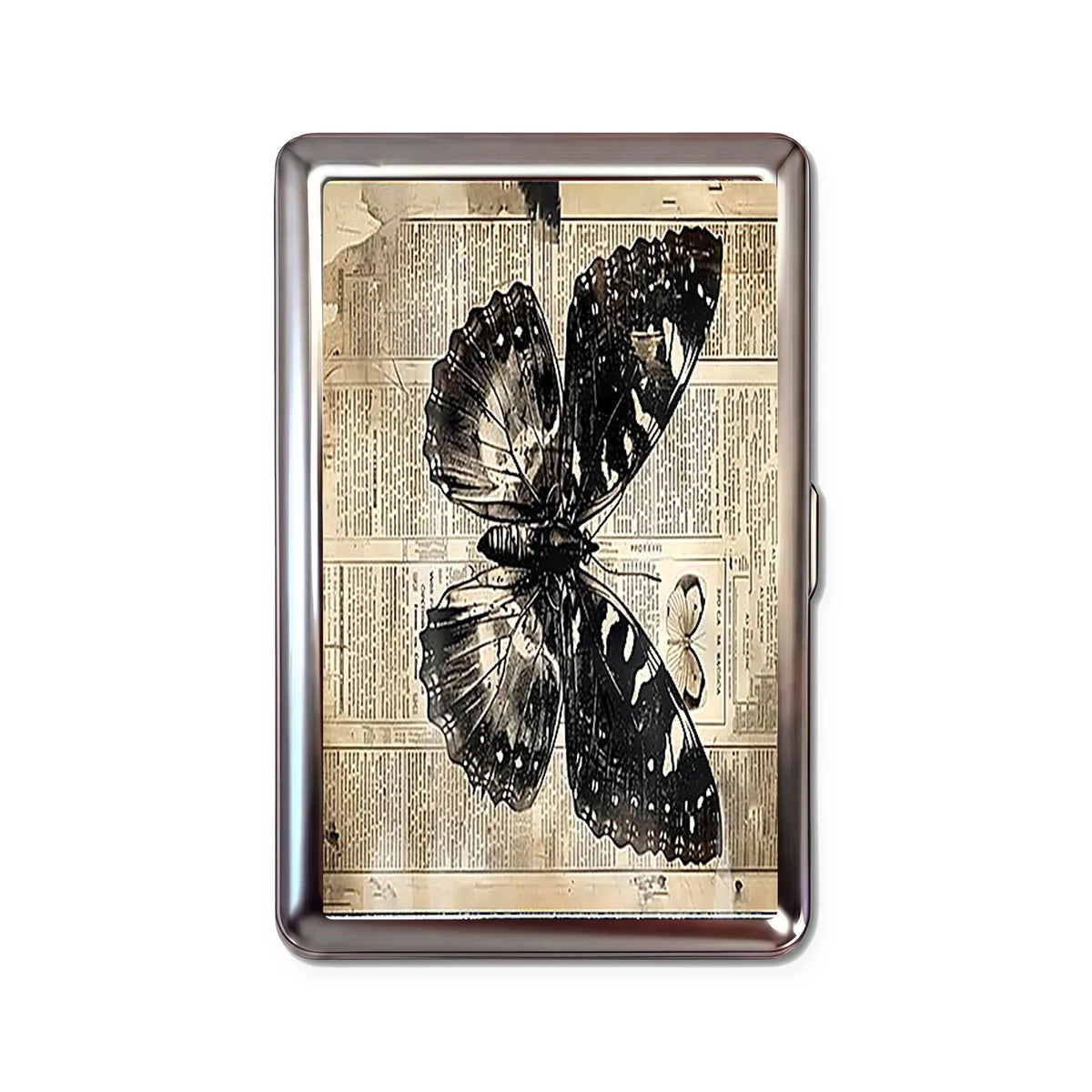 YESTERDAY'S NEWS TIN CARDHOLDER WALLET
